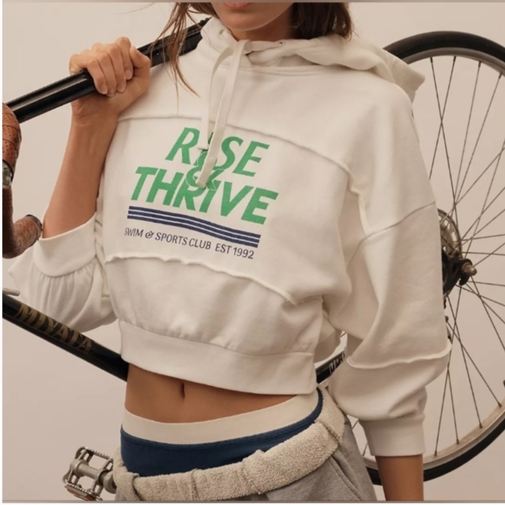Anthropologie Daily Practice Relay Hooded Sweatshirt